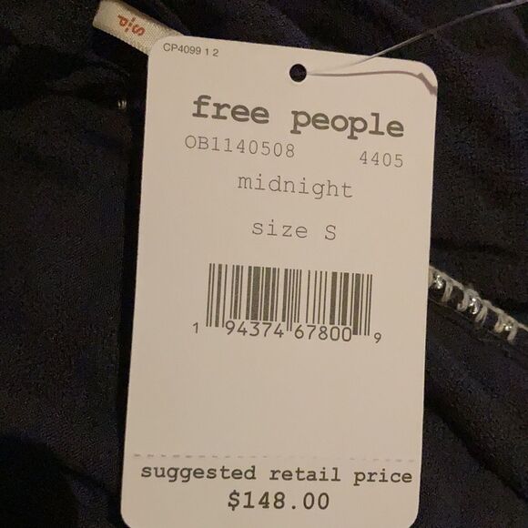 Free People Delilah Embroidered Wrap Dress Size small - Picture 7 of 10